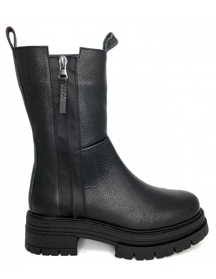 Women Sabateca Women'S Ankle Boots | Vendetta 7070 4-Holm Black Ankle Boots