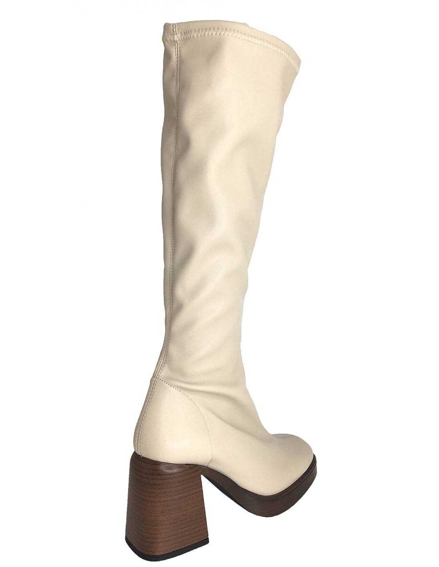 Women Sabateca Women'S Boots | Daniela Vega Boots 9094 1934A Beige