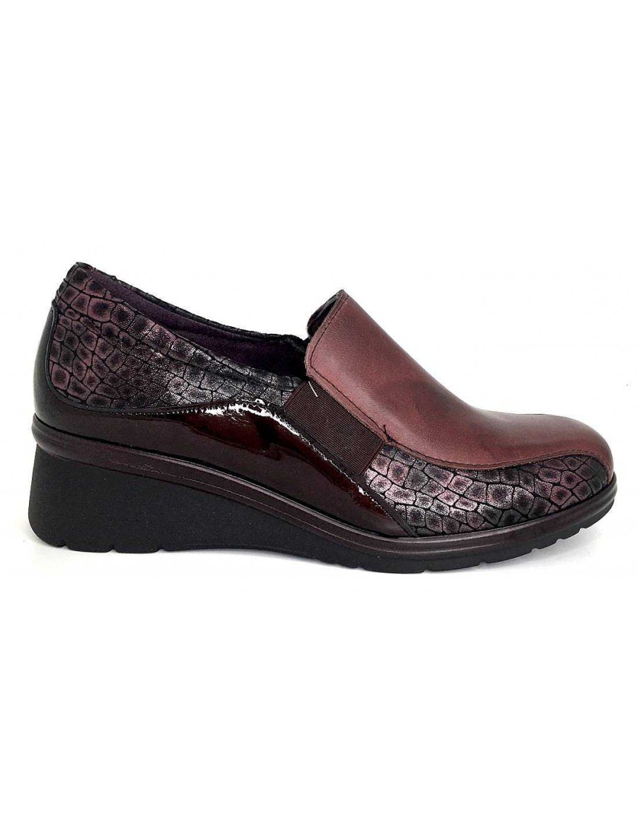 Women Sabateca Women'S Loafers | Skinny Moccasins 7982 1621 Bordeaux