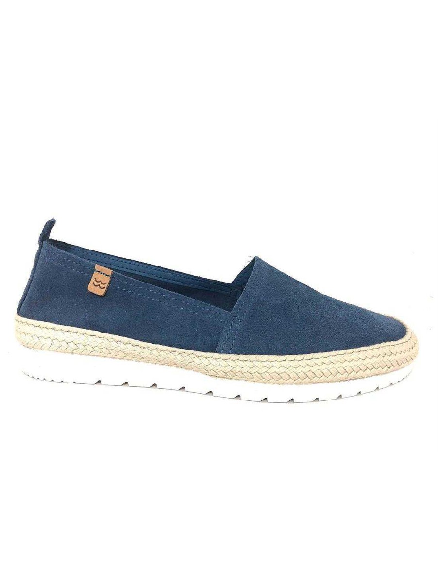 Women Sabateca Women'S Loafers | Mediterranea Moccasins 1033 629 Blue