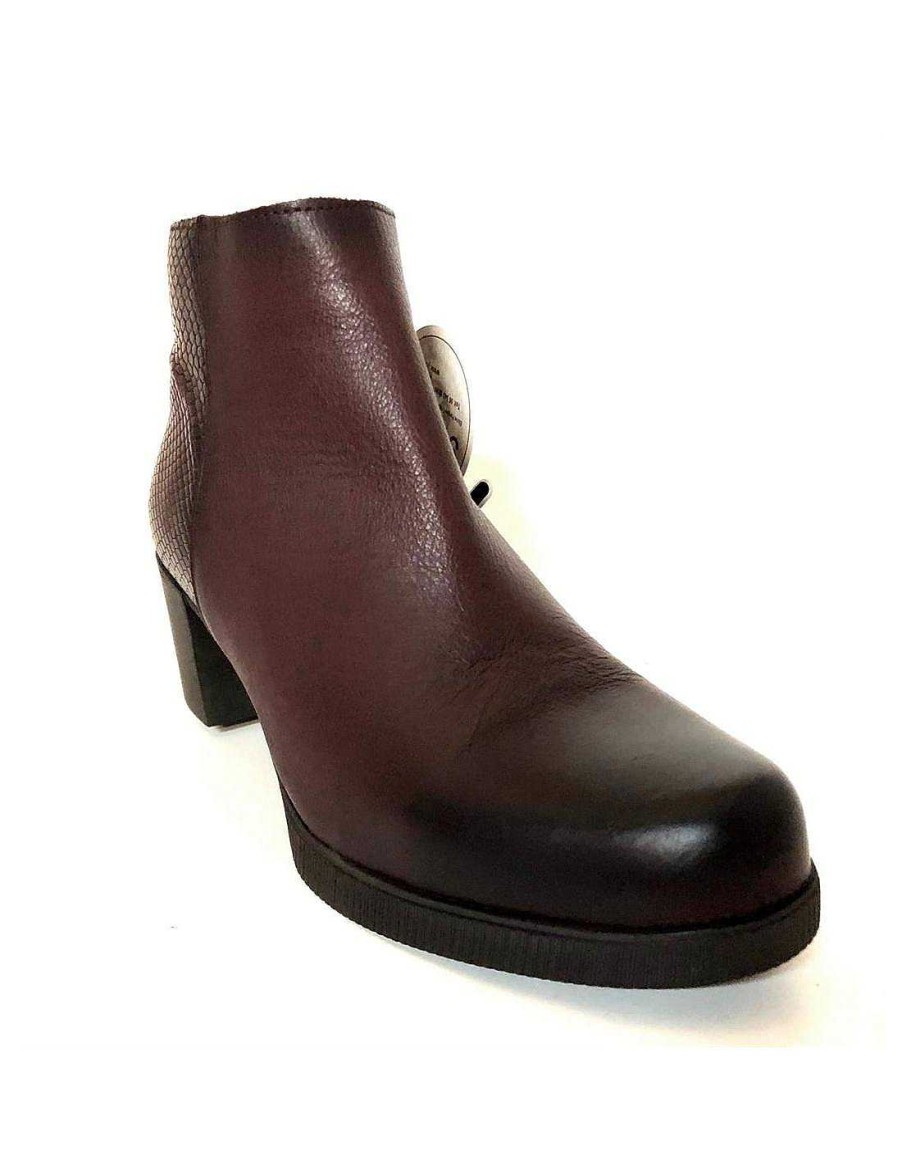 Women Sabateca Women'S Ankle Boots | Yokono 5886 Jane-027 Bordeaux Ankle Boots