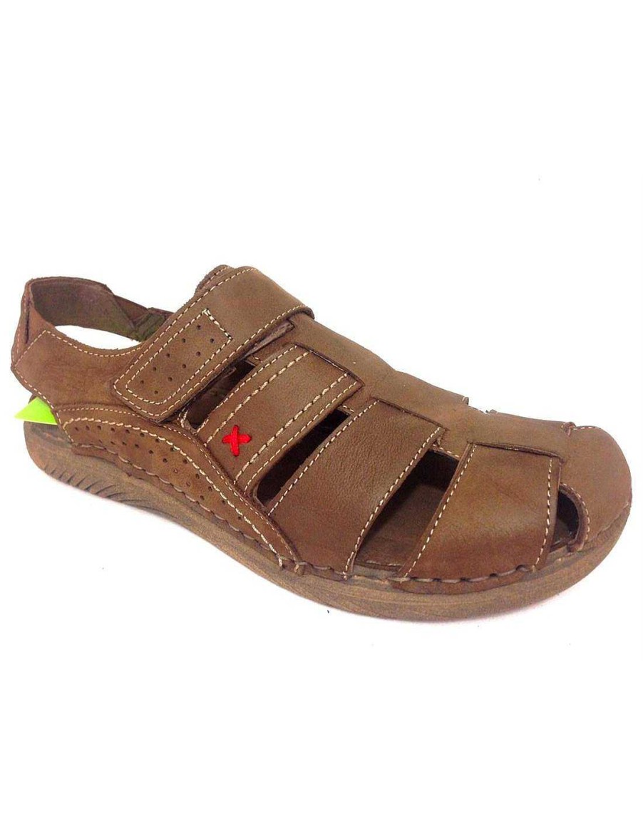 Man Sabateca Men'S Sandals | Walk & Fly Sandals 4209 5194-36410 Brown