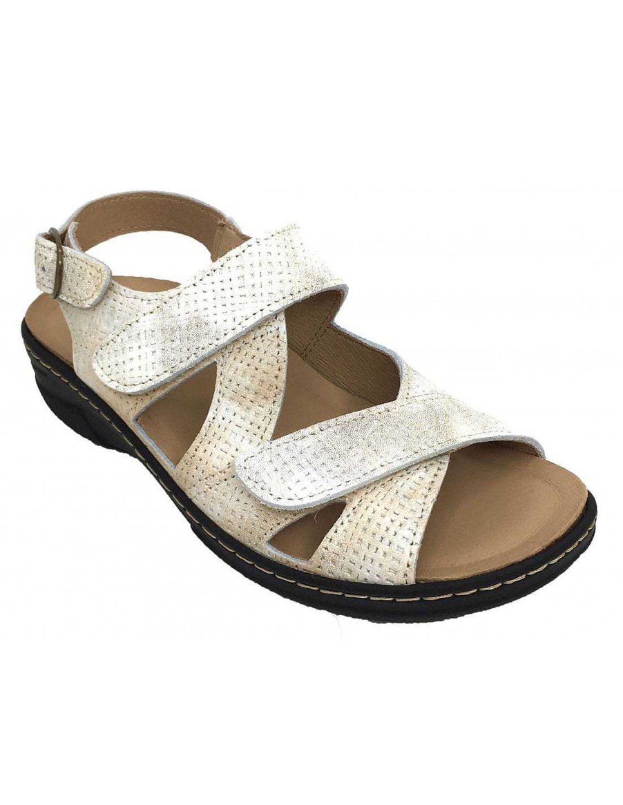 Women Sabateca Women'S Removable Insole Sandals | Sandals Pl. E Belvida 8400 31007 Beige