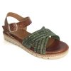 Women Sabateca Women'S Flat Sandals | Matched Flat Sandals 6708 1011 Green