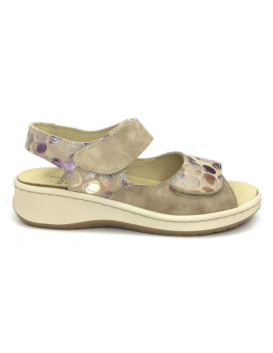 Women Sabateca Women'S Removable Insole Sandals | Sandals Pl. E Belvida 8686 42247 Beige